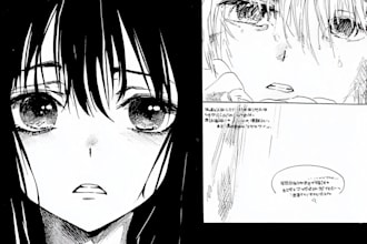 draw comic book illustration anime manga webtoon webcomic