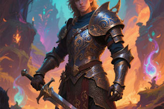 dnd character art and dnd character art
