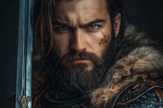 make dnd character illustration for tcg or splash art