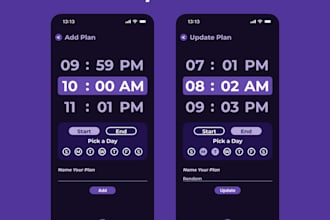 design mobile or web UI UX design and prototype using figma