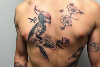 draw anime, manga, japanese theme for your tattoo with color