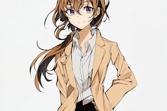 draw your manga anime fan art, anime original character