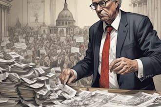 create a funny political cartoon for you