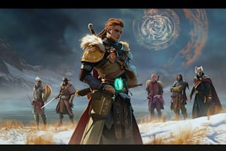 make create a d and d character art and dnd art