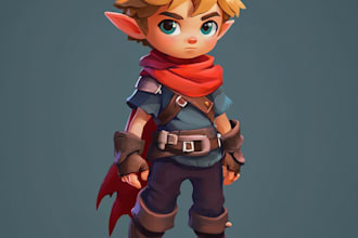 draw simple 2d game characters