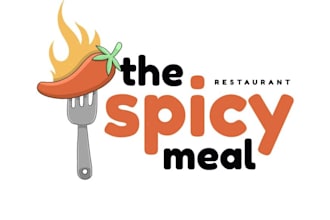 do design unique food logo restaurant or fast food