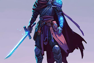 do character art, dnd, and game art