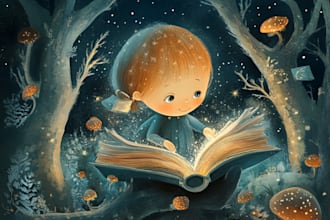 create children book and kids books professionally