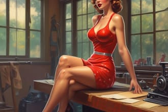 draw pin up girl and pin up girl illustration