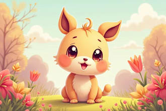 draw cute cartoon character