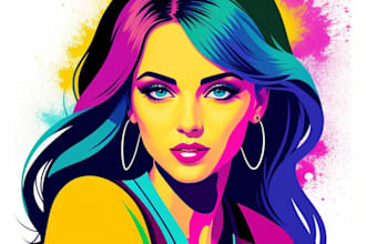 make your photo into awesome wpap pop art portrait