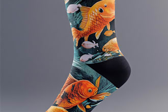 raw unique socks design for your brand