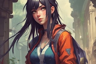 draw  or nsfw anime art, fan art, illustration, character art