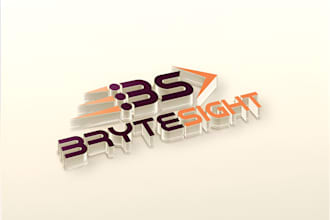 do modern minimalist line art and badge logo design