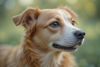 make your sprite animal dog cat and pet portrait