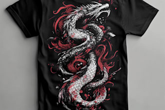 draw custom t shirt design