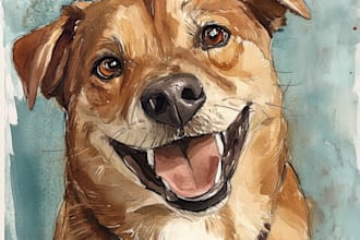 make your sprite animal dog cat and pet portrait
