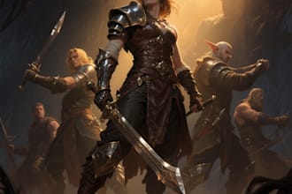 make a dnd art and dnd character art