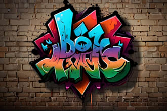 create a logo design in the dope style of graffiti