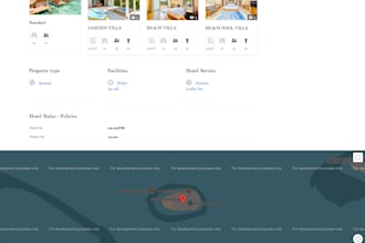 develop a hotel, villa, and resort booking system