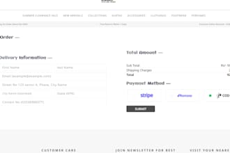 be your web developer for a professional e commerce website