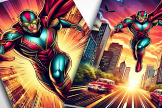 do comic page illustration graphic novel book design