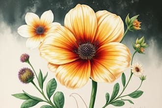 paint botanical and scientific illustrations