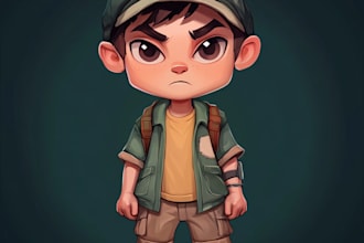 design professional characters for 2d games in unity