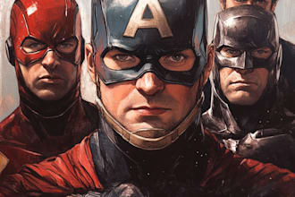 do comic book art and comic book illustration