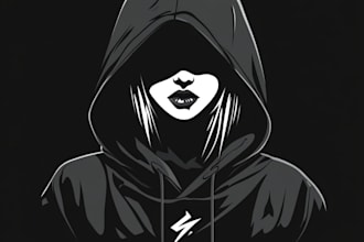 do luxury fashion and urban clothing brand streetwear logo design