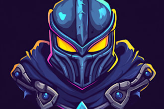 make 3d fantasy, sci fi, rpg game logo title in dark theme