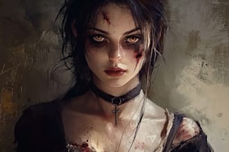 make horror fantasy style