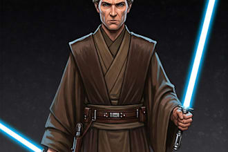 draw star wars and sci fi illustration