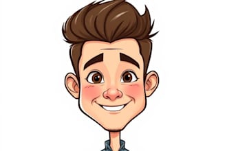 draw avatar big head cartoon caricature portrait