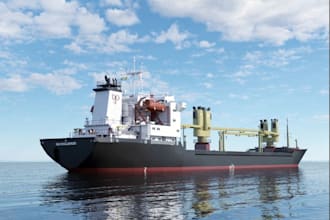 remodel 3d bulk carrier,container vessel,off shore ship,passenger ship,sideshall