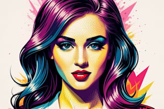 create a beautiful wpap pop art from your photo