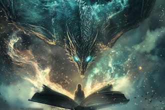 make professional fantasy book cover design