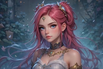 make anime and concept art landscape background art