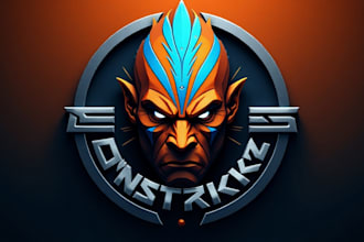 do wonderful tribal chief esport mascot logo design