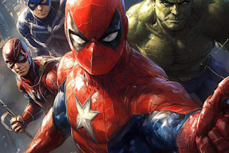 do superhero comic book illustration marvel