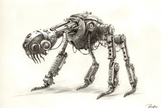 create a warhammer illustration of you