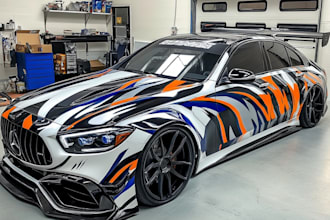 make car wrap design, itasha car wrap design, itasha
