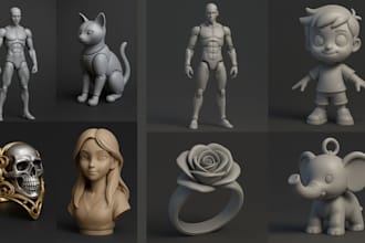 design stl articulated action figure model 3d printing 3d toy character, jewelry