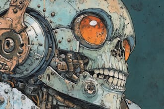 create your favorite warhammer character art illustration