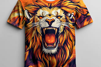 do a custom t shirt and typography t shirt design