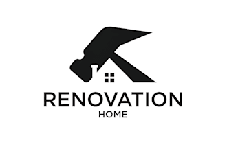 make roofing, remodeling, home renovation logo