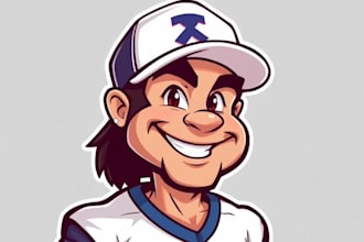 do caricature, portrait mascot, character or cartoon logo