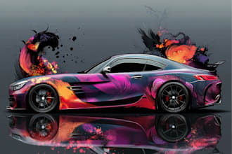 create vehicle wrap and truck decals