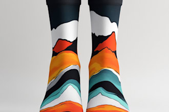 make beautiful socks design