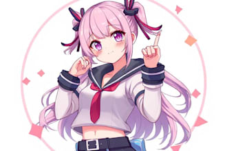 draw vtuber character, anime and game fanart,